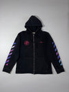 Off-White “Blurred Lines” Multicolor Arrows Full-Zip Hoodie (XL)