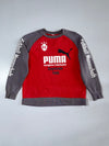Puma | Fußball Mannschaft Crewneck Sweatshirt Red/Grey | (XS)