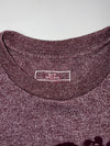 Roots Athletics Beaver Logo Heather Maroon Tee (S)