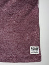 Roots Athletics Beaver Logo Heather Maroon Tee (S)