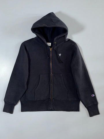 Champion | Reverse Weave Full Zip Hoodie Black | (M)