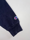 Champion Big C Logo Hoodie – Navy, Embroidered Colorblock “C” Patch (S/M)