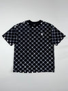 Lifework Bulldog Monogram Print Black Tee (M)
