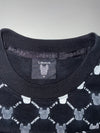 Lifework Bulldog Monogram Print Black Tee (M)