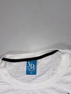 VR Vintage Replica Graphic Tee – White, Cross & Crest Print, (XL)