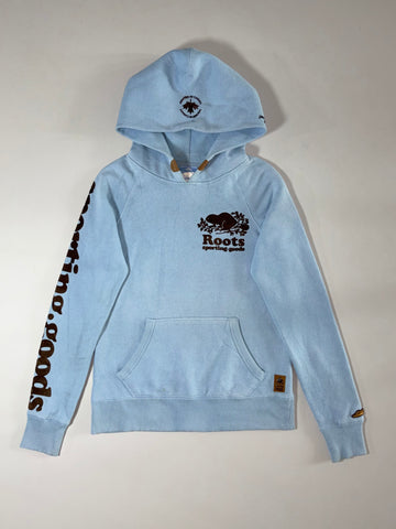 Roots Sporting Goods Hoodie – Powder Blue, Beaver (S)
