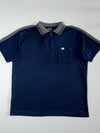 New Balance Quarter-Zip Colorblock Polo Navy/Grey  (XL/2XL)