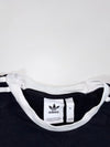 Adidas Originals 3-Stripe Tee – Black, White Trefoil Logo (L)