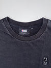 NBA Official Licensed Tee – Faded Black, Small Logo Patch, (L/XL)