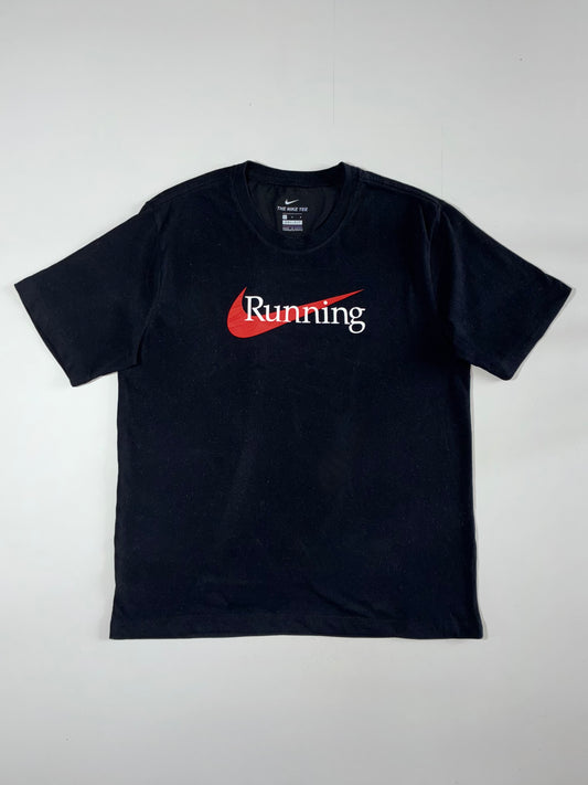 Nike “Running” Dri-Fit Swoosh Tee Black (L)