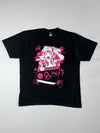 Sakura Anime Graphic Streetwear Tee “Deep Dive in Tokyo” Black (XL)