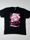 Sakura Anime Graphic Streetwear Tee “Deep Dive in Tokyo” Black (XL)
