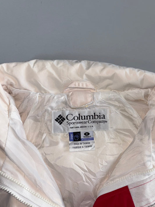 Columbia | Hooded Rain Jacket White | (L)