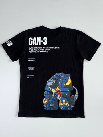 Ganthree by Marie x Pyer Moss “GAN-3” Graphic Tee (L)