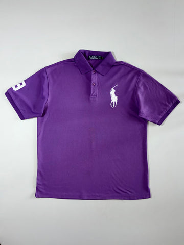 Polo by Ralph Lauren Big Pony Purple Polo (XL)