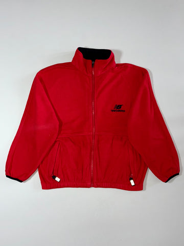 New Balance Fleece Full-Zip Jacket Red/Black (S)