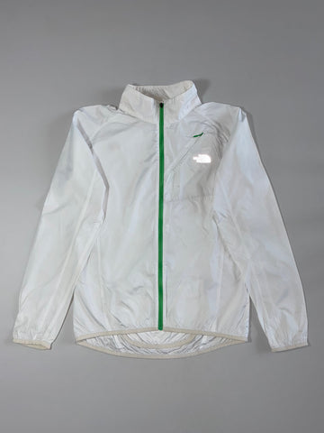 The North Face Packable Windbreaker White/Green (S)