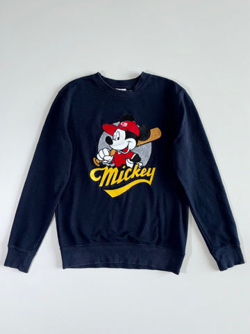 Disney Mickey Mouse Baseball Crewneck (S)