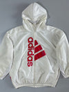 Adidas | Logo Windbreaker Jacket White/Red | (L)