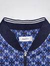 FILA Golf Navy Monogram Bomber Jacket (M/L)
