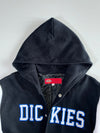 Dickies Varsity Hooded Bomber Jacket — Black/White (M)