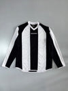 Diadora | Striped Long Sleeve Jersey Black/White | (L)