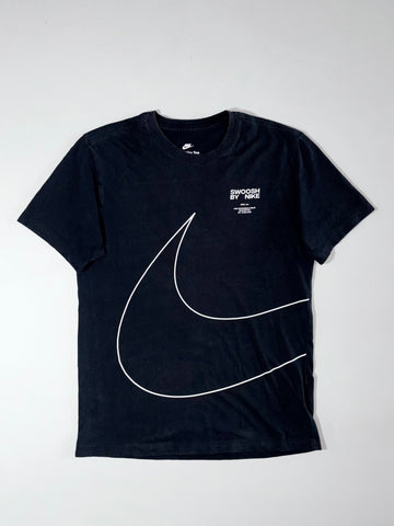 Nike “Swoosh By Nike” Black Graphic Tee (M)