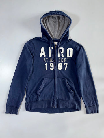 Aeropostale | Athl Dept 1987 Zip Hoodie Navy | (L)