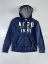 Aeropostale | Athl Dept 1987 Zip Hoodie Navy | (L)