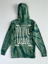 Vans “Off The Wall” Tie-Dye Hoodie — Green (XS)