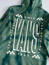 Vans “Off The Wall” Tie-Dye Hoodie — Green (XS)