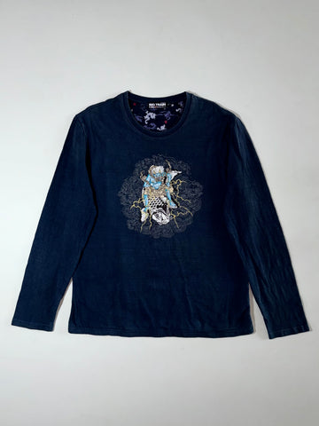 Big Train Osaka Embroidered Dragon Long Sleeve Tee (XL)