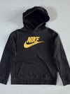 Nike | Gold Logo Pullover Hoodie Black | (S)