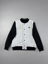 Adidas Pinstripe Varsity Baseball Jacket (M)