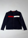 Tommy Hilfiger Navy Flag Full-Zip Sweater (S)