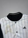Adidas Pinstripe Varsity Baseball Jacket (M)