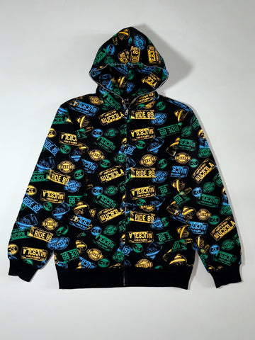 HJK Neutral Clothes All-Over Print Graphic Hoodie (M)