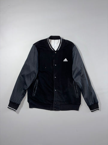 Adidas Pinstripe Varsity Baseball Jacket (M)