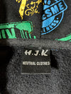 HJK Neutral Clothes All-Over Print Graphic Hoodie (M)