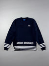 Adidas Originals Striped Logo Crewneck Sweatshirt (L)