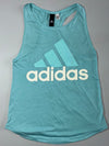 Adidas Racerback Logo Tank Mint Green Women’s (XS)