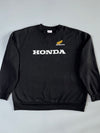 Honda | Racing Logo Crewneck Sweatshirt Black | (2XL)