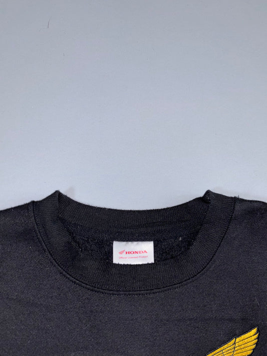 Honda | Racing Logo Crewneck Sweatshirt Black | (2XL)