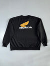 Honda | Racing Logo Crewneck Sweatshirt Black | (2XL)
