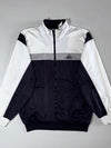 Adidas White Black Grey Colorblock Track Jacket (XL)