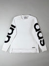 Adidas Big Logo White Crewneck Sweatshirt (S)