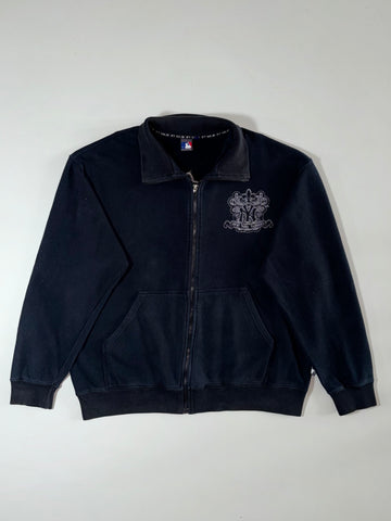 MLB New York Yankees Embroidered Fleece Zip Jacket (2XL)