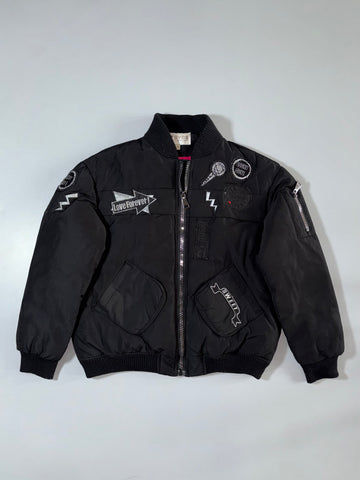 BYBS | Patch Bomber Jacket Black | (M)