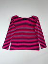 Ralph Lauren Sport Striped Boatneck Long Sleeve Pink Women’s (M)