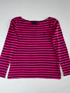 Ralph Lauren Sport Striped Boatneck Long Sleeve Pink Women’s (M)